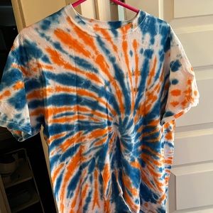 Tye Dye - Orange & Blue